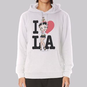 Funny Betty Boop I Heart La Sweatshirt