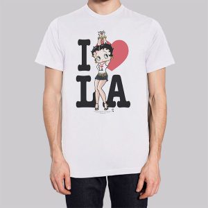 Funny Betty Boop I Heart La Sweatshirt 2 Funny Betty Boop I Heart La Sweatshirt 3