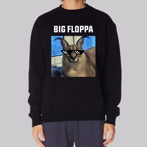 Funny Big Floppa Cat Meme Sweatshirt Funny Big Floppa Cat Meme Sweatshirt