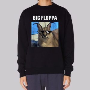 Funny Big Floppa Cat Meme Sweatshirt 3 Funny Big Floppa Cat Meme Sweatshirt 4