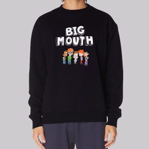 Funny Cartoon Big Mouth Merch Sweatshirt Funny Cartoon Big Mouth Merch Sweatshirt