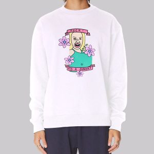 Funny Cartoon Fuck Its a Sunday Sweatshirt Funny Cartoon Fuck Its a Sunday Sweatshirt