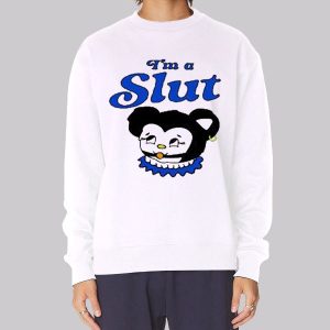 Funny Cartoon I’m a Slut Sweatshirt Funny Cartoon I’m a Slut Sweatshirt