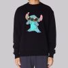 Funny Cartoon Stitch Glasses Sweatshirt