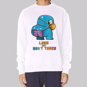 Funny Cartoon Wear a Mask Sweatshirt 4