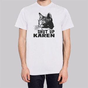 Funny Cat Shut up Karen Sweatshirt 3