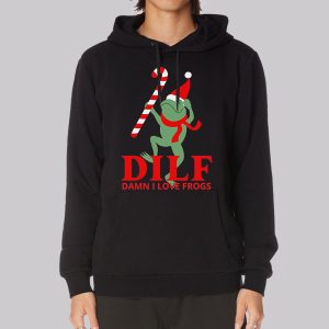 Funny Christmas Damn I Love Frogs Sweatshirt