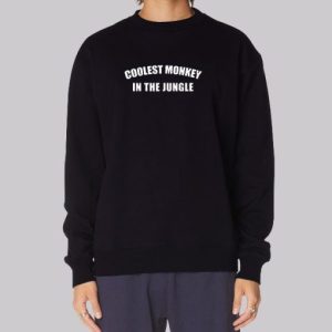 Funny Coolest Monkey in the Jungle Sweatshirt 4
