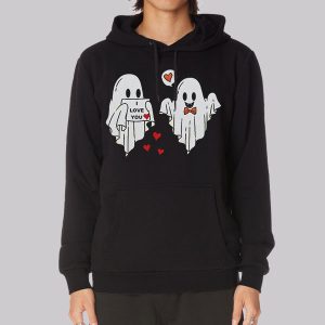 Funny Couple Ghost Valentines Day Sweatshirt