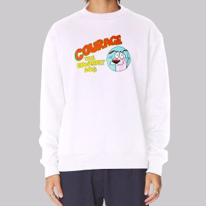 Funny Courage the Cowardly Dog Sweatshirt Funny Courage the Cowardly Dog Sweatshirt