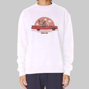 Funny Driving Skeleton Reckless Sweatshirt