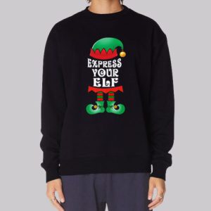 Funny Express Your Elf Christmas Sweatshirt 4