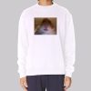 Funny Face Hamster Staring Sweatshirt