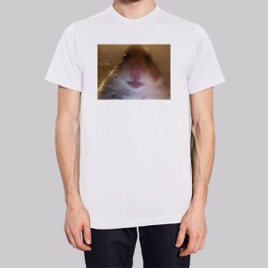 Funny Face Hamster Staring Sweatshirt 3
