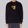 Funny Face Homer Simpson Pikachu Sweatshirt