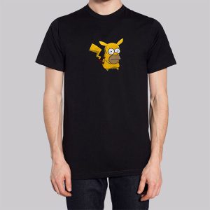 Funny Face Homer Simpson Pikachu Sweatshirt 3