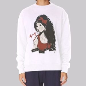 Funny Fan Art Amy Winehouse Sweatshirt 3 Funny Fan Art Amy Winehouse Sweatshirt 4