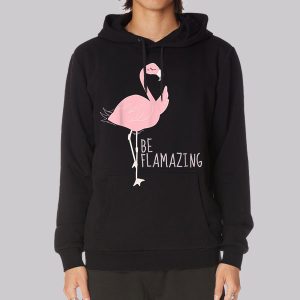 Funny Flamingo Be Flamazing Sweatshirt