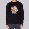 Funny Flying Cat Bacon Sweatshirt