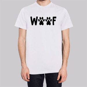 Funny Footprints Dog Woof Sweatshirt 2 Funny Footprints Dog Woof Sweatshirt 3