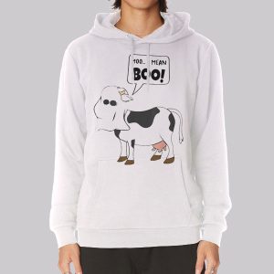 Funny Ghost Moo I Mean Boo Sweatshirt