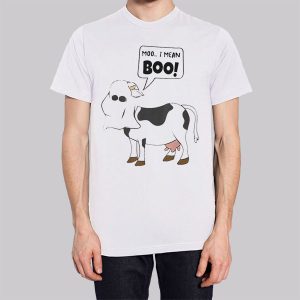 Funny Ghost Moo I Mean Boo Sweatshirt 2 Funny Ghost Moo I Mean Boo Sweatshirt 3
