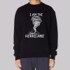 Funny Graphic M Hurricane Weather Sweatshirt
