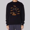 Funny Graphic Pew Pew Cat  Sweatshirt