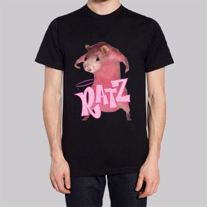 Funny Graphic Pink Rat Meme Sweatshirt 3