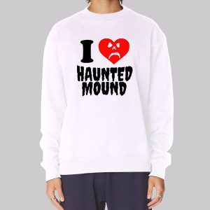 Funny I Love Haunted Mound Sweatshirt