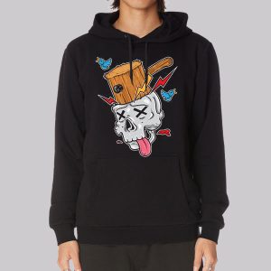 Funny Illustration Skull Hammer Sweatshirt