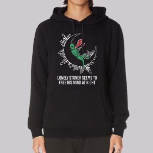 Funny Jokes Alien Lonely Stoner Sweatshirt