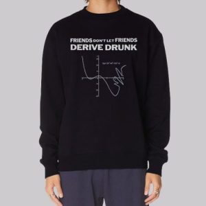 Funny Math Drink and Derive Sweatshirt 4