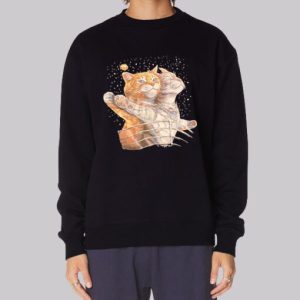 Funny Meme Cats on the Titanic Sweatshirt 3 Funny Meme Cats on the Titanic Sweatshirt 4