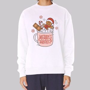 Funny Merry Bright Gingerbread Sweatshirt Funny Merry Bright Gingerbread Sweatshirt
