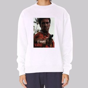 Funny Movies Scarface Hawaiian Sweatshirt Funny Movies Scarface Hawaiian Sweatshirt