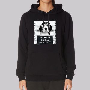 Funny Mugshot Bad Beagle Sweatshirt
