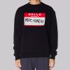 Funny Name Card Mike Honcho Sweatshirt