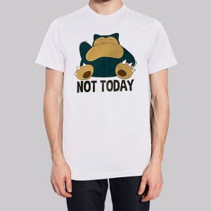 Funny Not Today Snorlax Sweatshirt 2 Funny Not Today Snorlax Sweatshirt 3