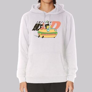 Funny Parody Spongebob Initial D Sweatshirt