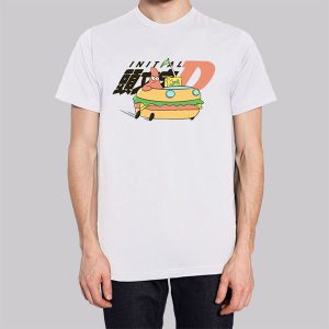 Funny Parody Spongebob Initial D Sweatshirt 3