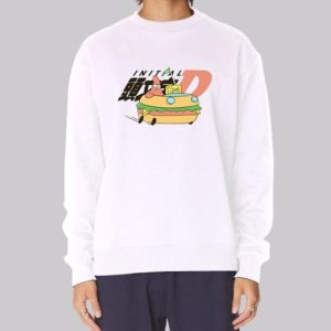 Funny Parody Spongebob Initial D Sweatshirt 4