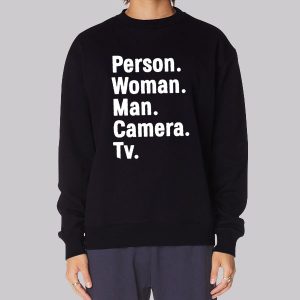 Funny Person Woman Man Camera Tv Sweatshirt Funny Person Woman Man Camera Tv Sweatshirt