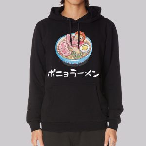 Funny Ponyo Bowl Ham Ramen Sweatshirt