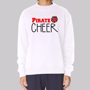 Funny Printed Pirate Cheer Sweatshirt Funny Printed Pirate Cheer Sweatshirt