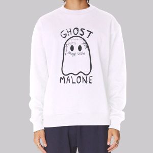 Funny Rapper Halloween Ghost Malone Sweatshirt Funny Rapper Halloween Ghost Malone Sweatshirt