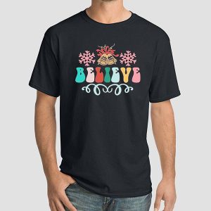 Funny Retro Believe Christmas Sweatshirt 3