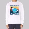 Funny Retro Tummy Ache Survivor Sweatshirt