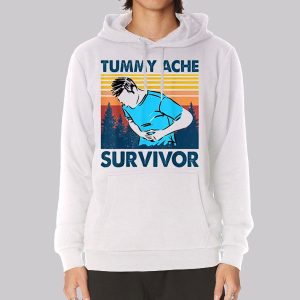 Funny Retro Tummy Ache Survivor Sweatshirt