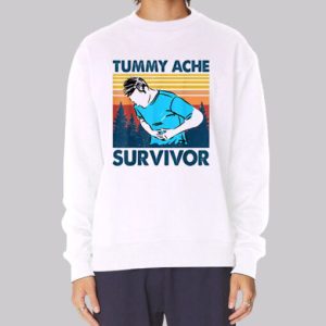 Funny Retro Tummy Ache Survivor Sweatshirt 3 Funny Retro Tummy Ache Survivor Sweatshirt 4